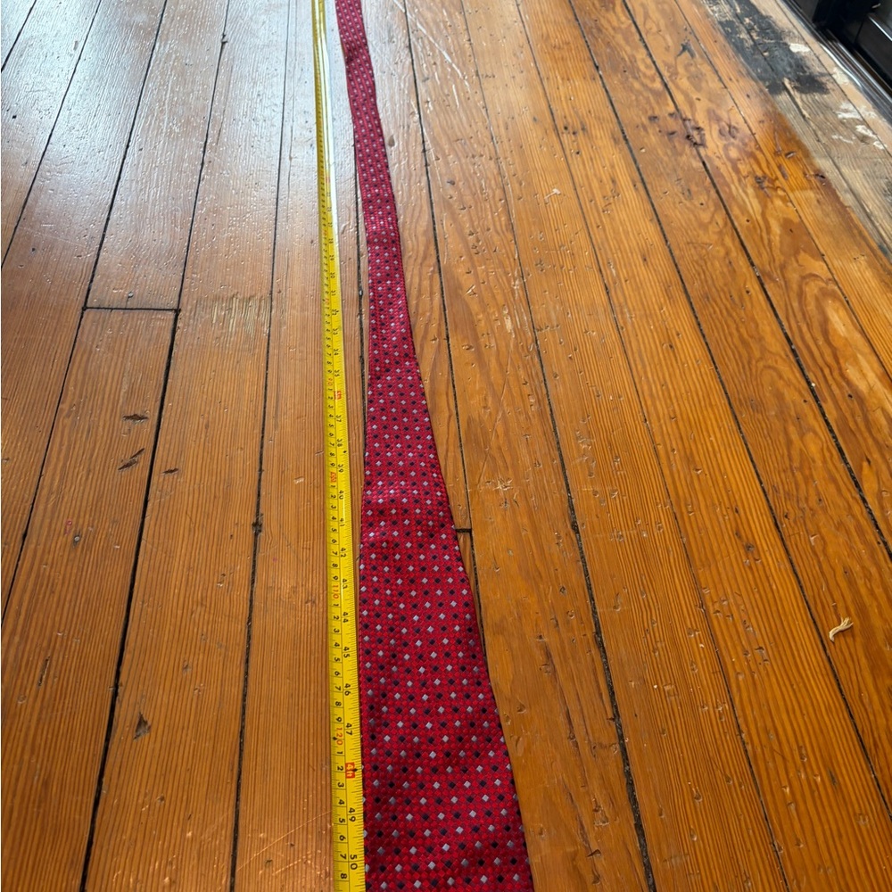 Classic Red Patterned Men's Tie